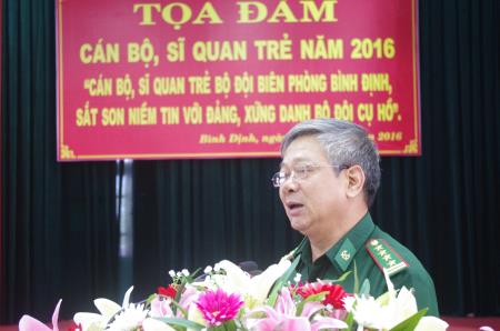 BĐBP Bình Định tọa đàm cán bộ, sĩ quan trẻ