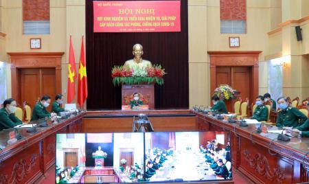 Toàn quân bình tĩnh, thực hiện quyết liệt bằng nhiều biện pháp để chiến thắng dịch Covid-19