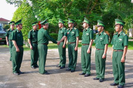 Kiểm tra toàn diện công tác Biên phòng tại BĐBP Sóc Trăng