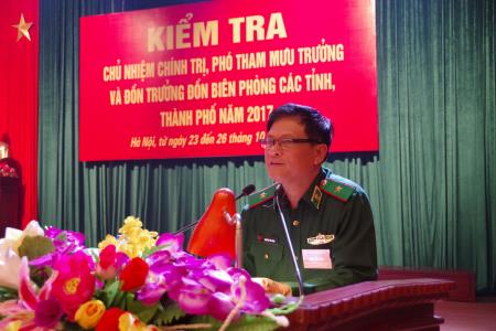 Bế mạc đợt kiểm tra, phúc tra cán bộ BĐBP các tỉnh, thành phố năm 2017