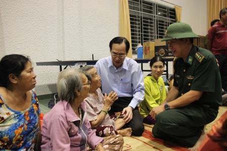 TP Hồ Chí Minh: Hơn 2.300 người dân huyện Cần Giờ đã đến địa điểm tránh trú bão an toàn