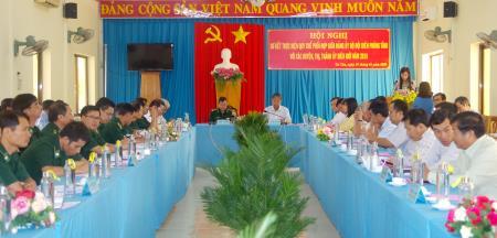 Đảng ủy BĐBP An Giang sơ kết thực hiện quy chế phối hợp với huyện, thị ủy, thành ủy biên giới