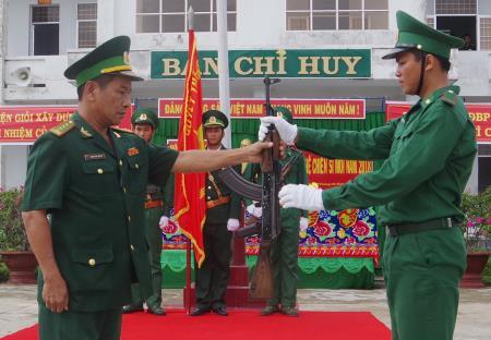 BĐBP các tỉnh tổ chức Lễ tuyên thệ cho chiến sỹ mới