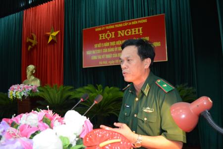 Trường Trung cấp 24 Biên phòng sơ kết 5 năm thực hiện Nghị quyết 98 của Đảng ủy BĐBP