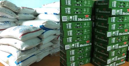 Bắt vụ vận chuyển số lượng lớn hàng hóa không rõ nguồn gốc