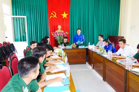 Kiểm tra công tác Đoàn và phong trào thanh thiếu niên 6 tháng đầu năm tại BĐBP Sóc Trăng