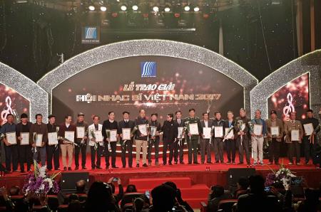 Trao giải Hội Nhạc sĩ Việt Nam năm 2017