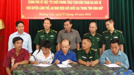 Đồn BP Mường Cai BĐBP Sơn La triển khai thực hiện Chỉ thị 01 của Thủ tướng Chính phủ