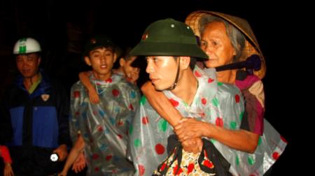 Mưa lớn sau bão gây ngập lụt trên diện rộng
