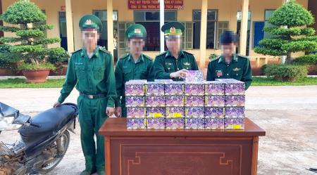 Bắt vụ vận chuyển pháo trái phép qua biên giới Gia Lai