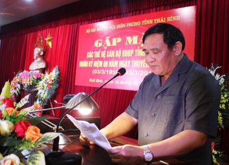 Gặp mặt các cán bộ BĐBP Thái Bình đã nghỉ hưu