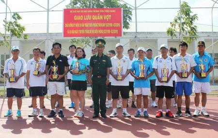 BĐBP Tiền Giang giao lưu quần vợt chào mừng kỷ niệm 60 năm Ngày Truyền thống BĐBP