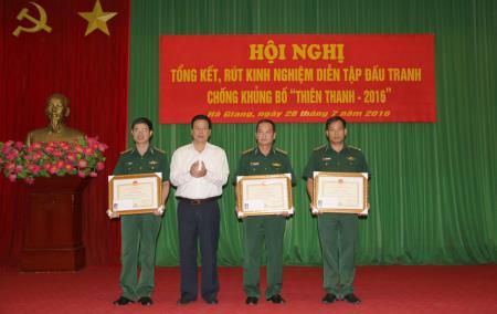 Tổng kết, rút kinh nghiệm diễn tập liên hợp “Thiên Thanh-2016”