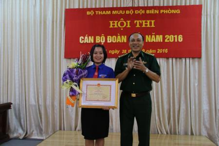 Bộ Tham mưu BĐBP tổ chức thành công Hội thi cán bộ đoàn giỏi năm 2016