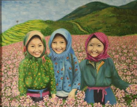 Triển lãm “Vẽ ký ức - Đi tìm niềm vui sống”