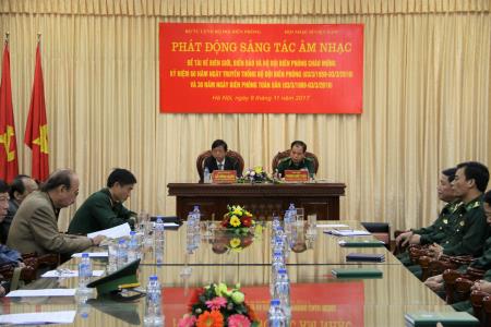 Phát động sáng tác âm nhạc về đề tài biên giới, biển đảo và BĐBP