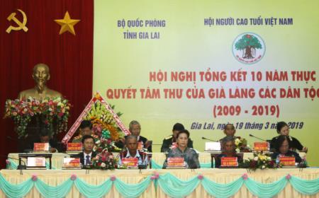 Tổng kết 10 năm thực hiện Quyết tâm thư của già làng các dân tộc Tây Nguyên