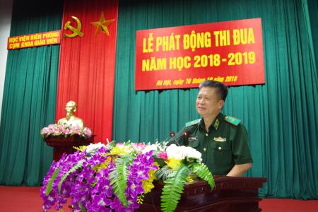 Học viện Biên phòng đẩy mạnh phong trào Thi đua quyết thắng năm học 2018-2019