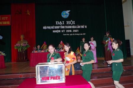 Đại hội phụ nữ BĐBP Thanh Hóa lần thứ VI, nhiệm kỳ 2016-2021