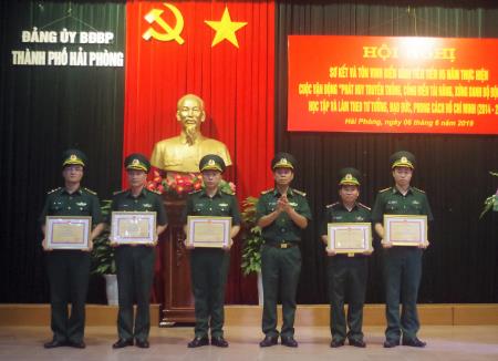 BĐBP Hải Phòng: Sơ kết và tôn vinh điển hình tiên tiến học tập và làm theo tư tưởng, đạo đức, phong cách Hồ Chí Minh