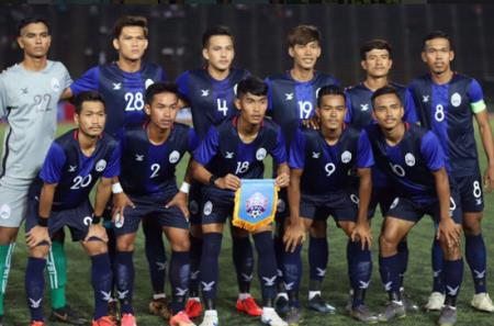 U22 Campuchia chiếm vị trí số 1 bảng B sau thắng lợi trước U22 Malaysia
