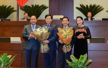 Quốc hội phê chuẩn, bổ nhiệm Bộ trưởng Bộ Giao thông Vận tải và Tổng Thanh tra Chính phủ