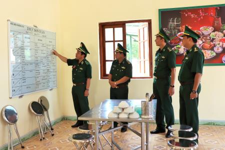 Kiểm tra toàn diện công tác Biên phòng tại Đồn Biên phòng Chiềng Sơn