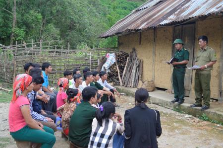 Vận động quần chúng xây dựng nền biên phòng toàn dân vững mạnh