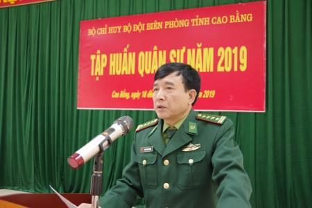 BĐBP Cao Bằng tập huấn quân sự năm 2019