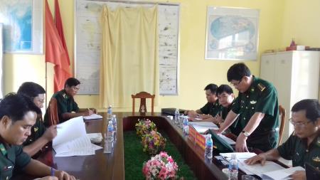 Kiểm tra công tác quản lý cửa khẩu, kiểm soát xuất nhập cảnh tại BĐBP Kiên Giang