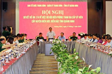 Tiếp tục nhân rộng mô hình BĐBP tham gia cấp ủy viên cấp huyện biên giới, biển đảo