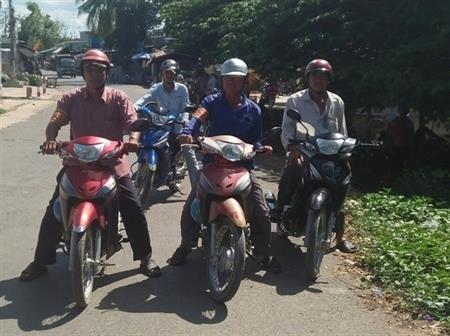 Câu lạc bộ xe ôm xung kích phòng chống tội phạm ở An Giang
