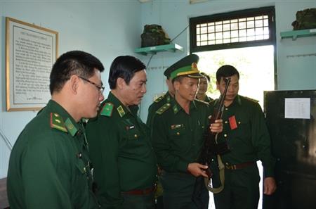 Thiếu tướng Phạm Sóng Hồng kiểm tra công tác Biên phòng tại Quảng Trị