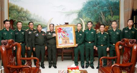 Bộ Chỉ huy Quân sự tỉnh Sekong thăm, chúc tết Bộ Chỉ huy BĐBP Quảng Nam