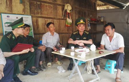 Sức bật từ mô hình “Tổ tự quản đường biên, cột mốc” ở Huổi Luông