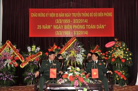 Các đoàn khách quốc tế chúc mừng Bộ Tư lệnh BĐBP nhân ngày truyền thống của lực lượng