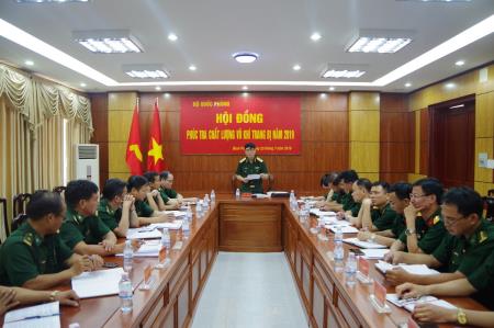 Bộ Tổng Tham mưu phúc tra chất lượng vũ khí trang bị tại BĐBP Bình Phước