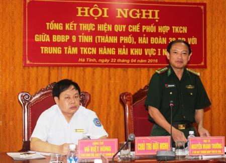 Tổng kết thực hiện quy chế phối hợp tìm kiếm cứu nạn trên biển
