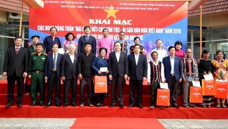 Khai mạc Tuần “Đại đoàn kết các dân tộc - Di sản văn hóa Việt Nam”