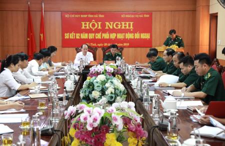 Sơ kết 2 năm quy chế phối hợp hoạt động đối ngoại trên tuyến biên giới tỉnh Hà Tĩnh