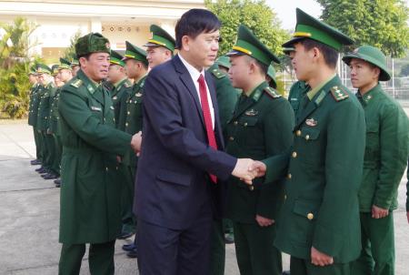 Lãnh đạo tỉnh Sơn La, Thái Bình thăm, chúc Tết các đơn vị BĐBP