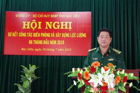 BĐBP Bạc Liêu sơ kết công tác Biên phòng 6 tháng đầu năm 2019