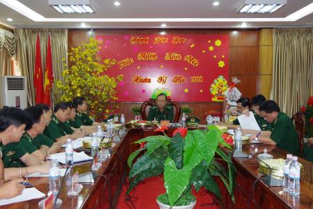 Thiếu tướng Nguyễn Hoài Phương kiểm tra công tác sẵn sàng chiến đấu tại BĐBP Bình Phước