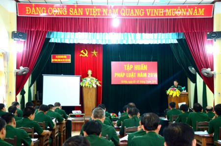 Tập huấn pháp luật năm 2016