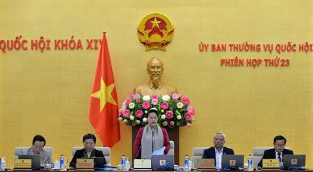 Khai mạc phiên họp thứ 23 của Ủy ban Thường vụ Quốc hội