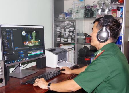 Lính Biên phòng sáng tác dân ca bài chòi tuyên truyền phòng, chống dịch Covid-19
