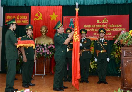 BĐBP tỉnh Bình Phước đón nhận Huân chương Bảo vệ Tổ quốc hạng Nhì