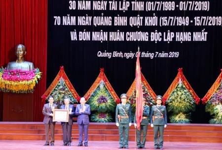 Quảng Bình kỷ niệm 30 năm tái lập tỉnh và đón nhận Huân chương Độc lập hạng Nhất