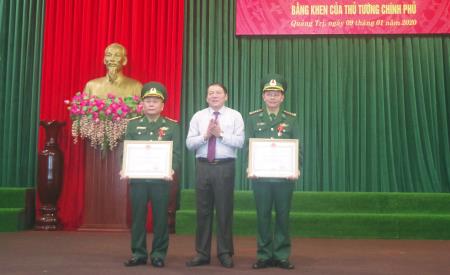 BĐBP Quảng Trị đón nhận Huân chương Chiến công của Chủ tịch nước và Bằng khen của Thủ tướng Chính phủ