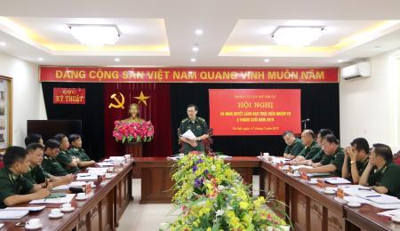 Hội nghị Đảng ủy Cục Kỹ thuật BĐBP 6 tháng đầu năm 2019